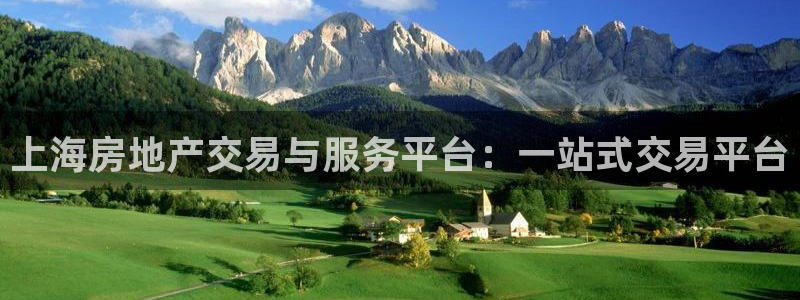 澳门和记平台官网：上海房地产交易与服务平台：一站式交易平台