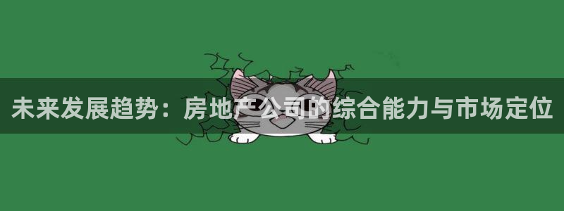 和记中国官网：未来发展趋势：房地产公司的综合能力与市场定位