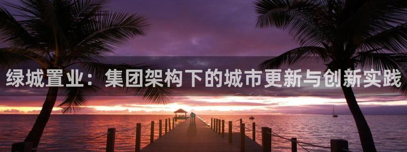 和记安徽快3官网开户：绿城置业：集团架构下的城市更新与创新实