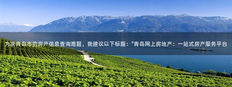 长江和记官网：为决青岛市的房产信息查询难题，我建议以下标题：