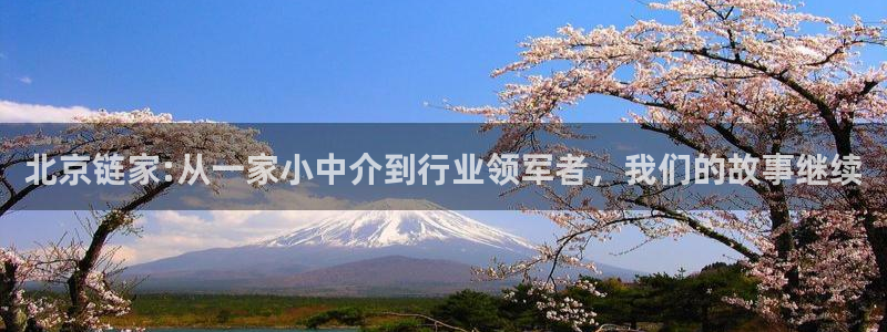 和记官网加盟：北京链家:从一家小中介到行业领军者，我们的故事