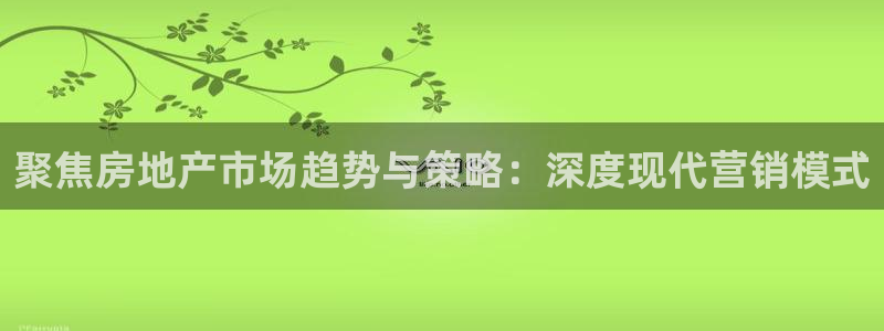 香港和记通讯官网：聚焦房地产市场趋势与策略：深度现代营销模式