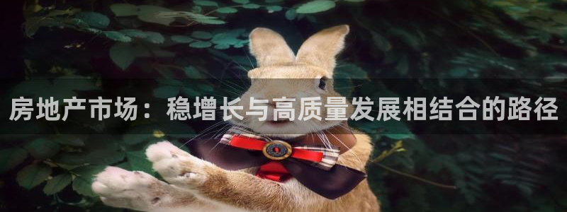 和记国际平台官网：房地产市场：稳增长与高质量发展相结合的路径