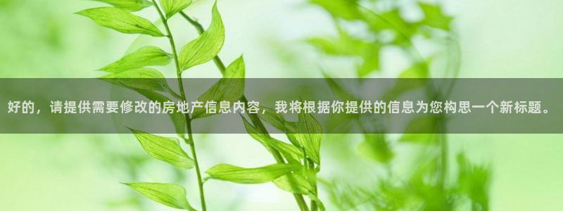 和记娱乐场所官网：好的，请提供需要修改的房地产信息内容，我将