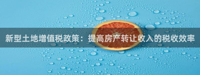 和记娱乐手机官网：新型土地增值税政策：提高房产转让收入的税收