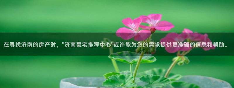 和记娱乐怡情官网：在寻找济南的房产时，\