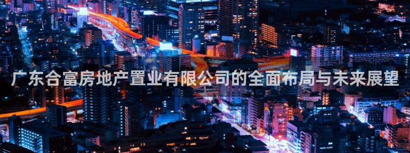 和记大合城dk2官网：广东合富房地产置业有限公司的全面布局与